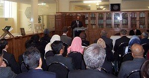Address to guests.