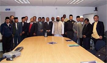 Muftis from Malaysian National Fatwa Council with the Malaysian High Commissioner HE Sopian Ahmad and Fianz Officials.