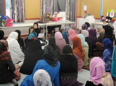 Girls addressing IWCNZ Conference 2008