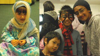 Kiwi Kids at Wellington Islamic Centre during Islam Awareness Week