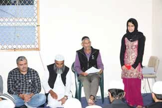 Competing at the 2012 Mac Qur'an Competition.