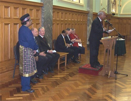 Dr Ashraf Choudhary, Member of Parliament and MC for the Evening.