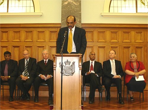 Address by Javed Khan, President of FIANZ.