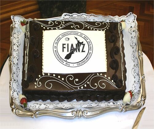 FIANZ Silver Jubilee Cake specially prepared by Bellamys.