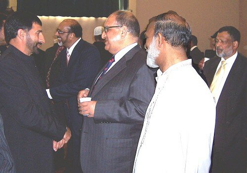 Governor-General conversing with Br Haider Lonie of NZMA.