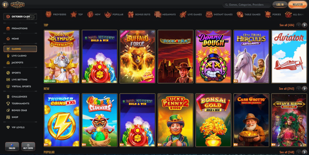 online casino games